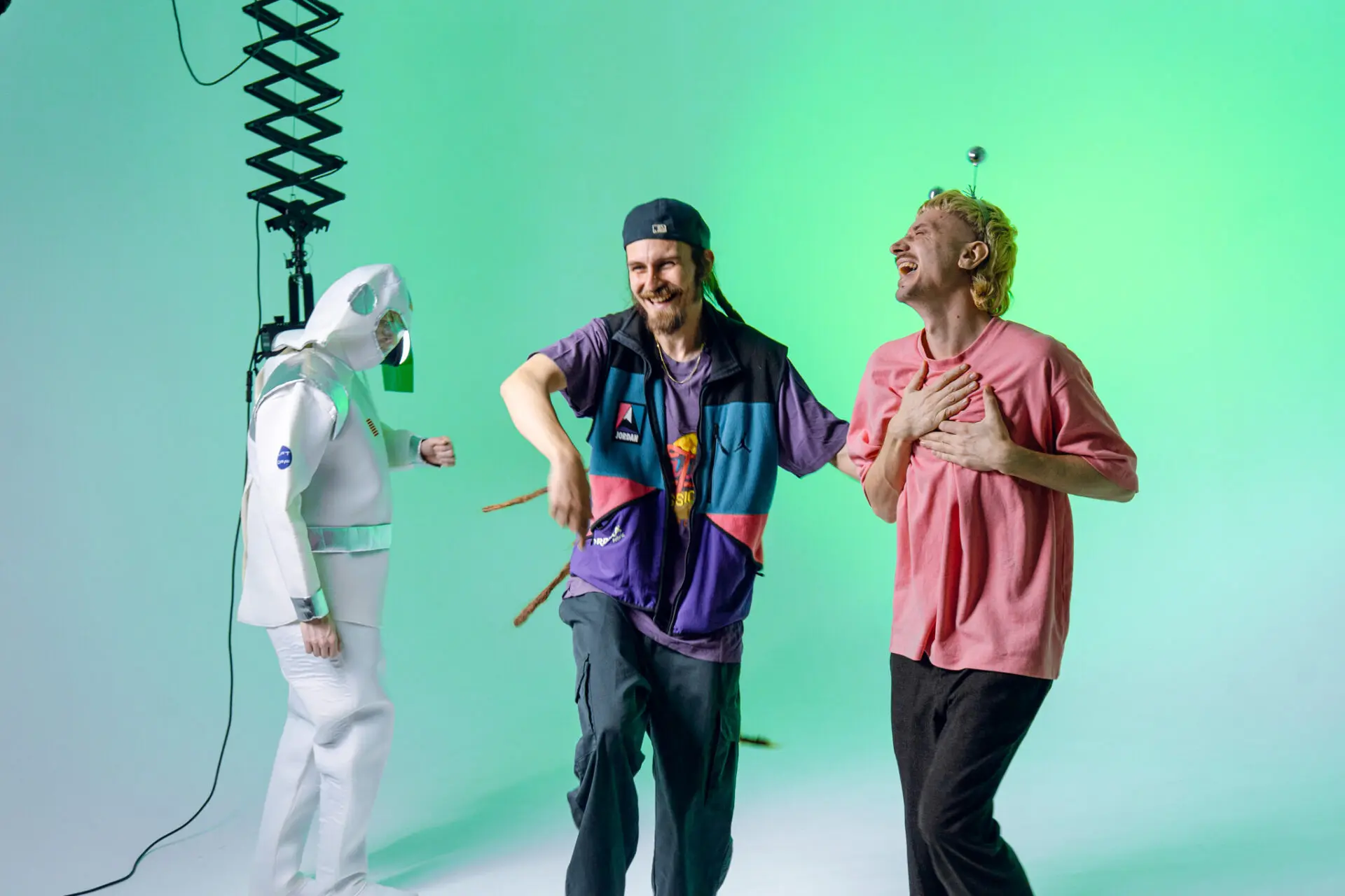 Backstage z natáčania videoklipu Dnesok je crazy